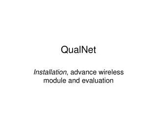 QualNet