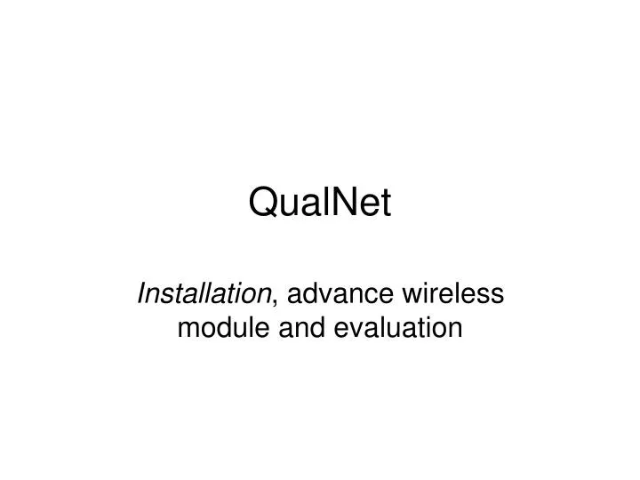 qualnet