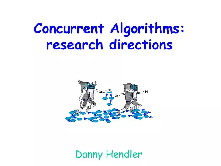concurrent algorithms research directions