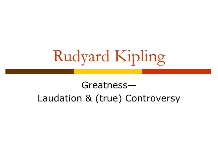 rudyard kipling