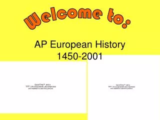 AP European History 1450-2001