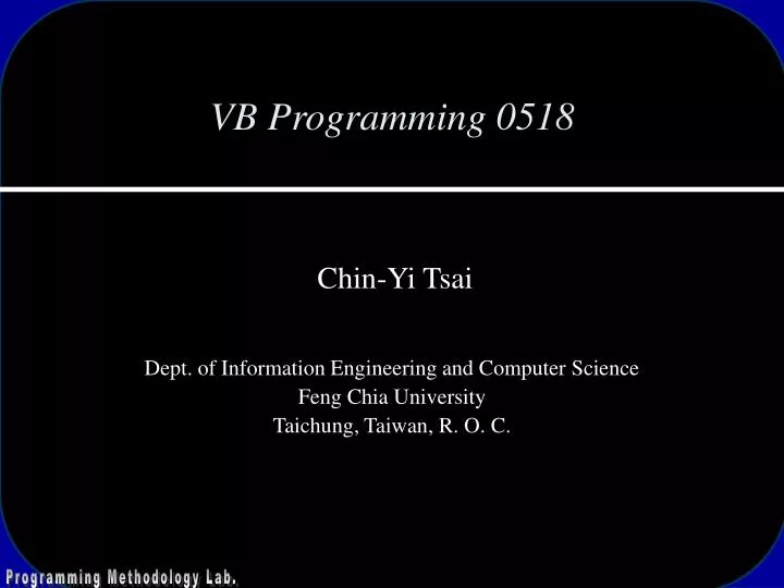 vb programming 0518