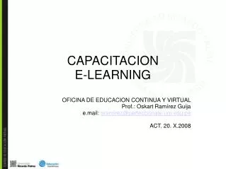 capacitacion e learning