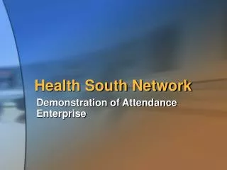 Health South Network