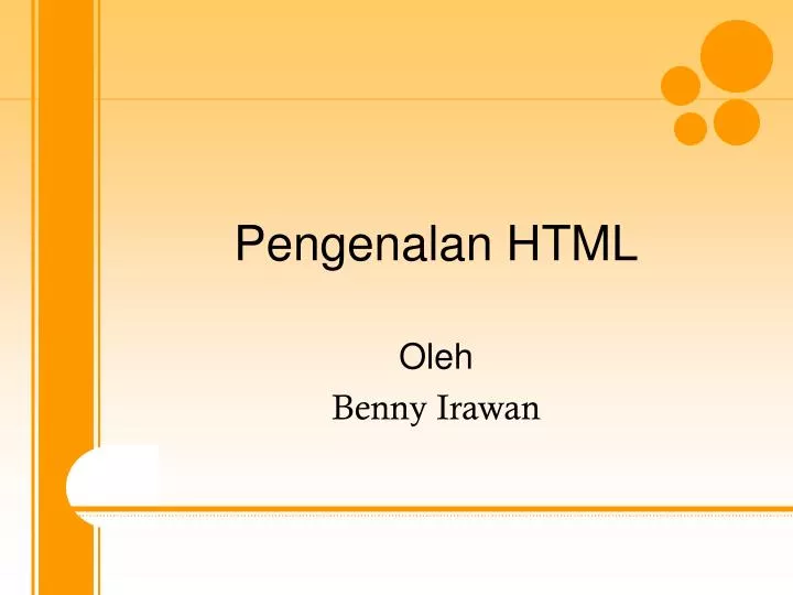 pengenalan html