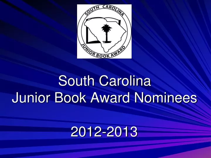 south carolina junior book award nominees