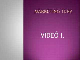 marketing terv