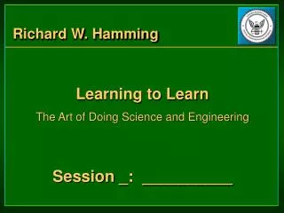 Richard W. Hamming