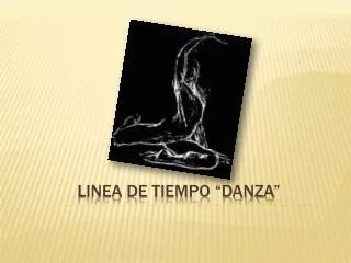linea de tiempo danza
