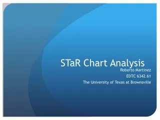 STaR Chart Analysis