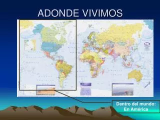 adonde vivimos