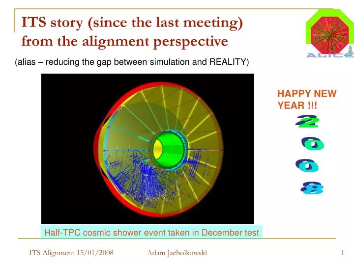 its story since the last meeting from the alignment perspective