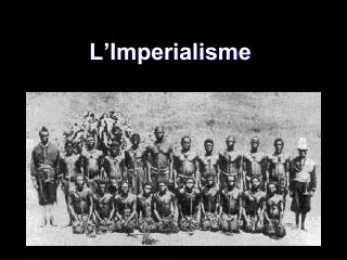 l imperialisme