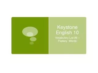 Keystone English 10