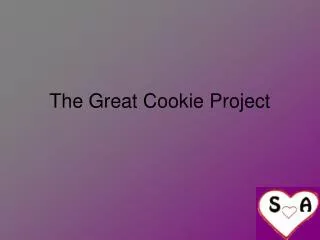 The Great Cookie Project