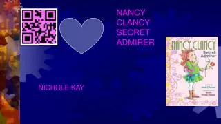NANCY CLANCY SECRET ADMIRER