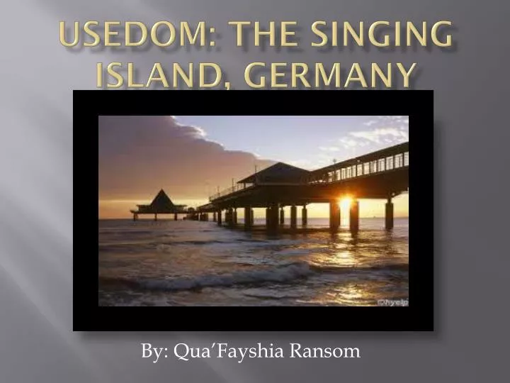 usedom the singing island germany