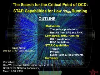 The Search for the Critical Point of QCD: STAR Capabilities for Low ?s NN Running