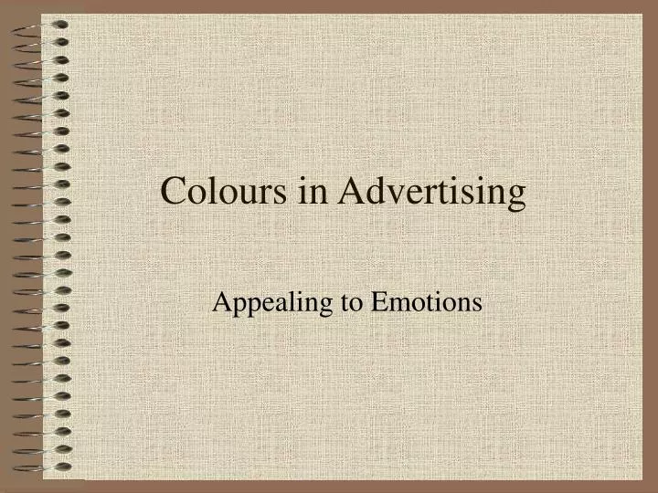 colours in advertising