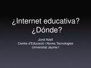 internet educativa d nde