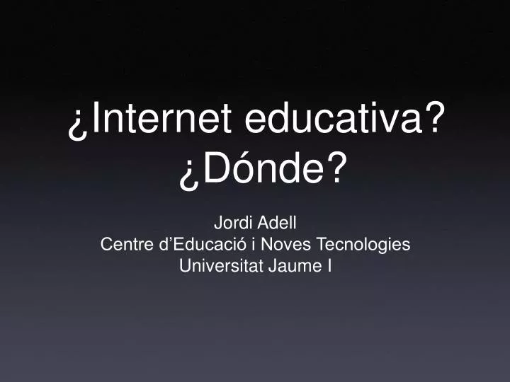 internet educativa d nde