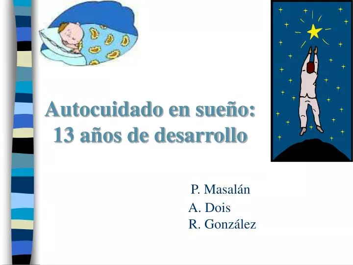 autocuidado en sue o 13 a os de desarrollo p masal n a dois r gonz lez