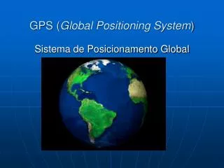 gps global positioning system