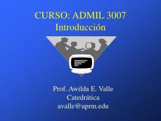 curso admil 3007 introducci n