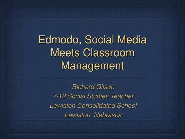 edmodo social media meets classroom management