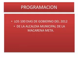 programacion