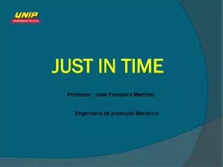 just in time