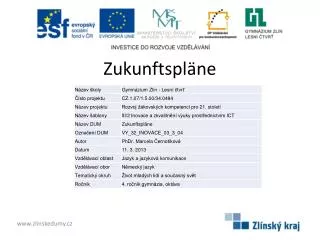 zukunftspl ne