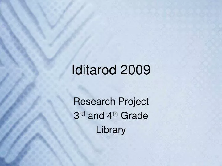 iditarod 2009