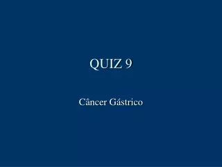 quiz 9