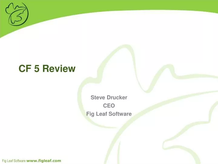 cf 5 review