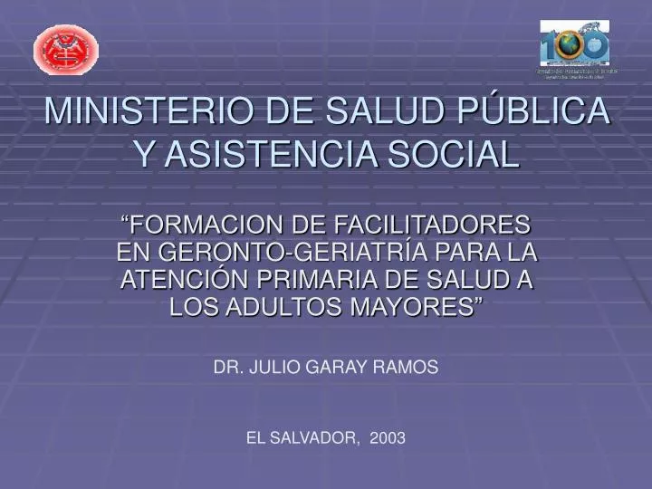 ministerio de salud p blica y asistencia social