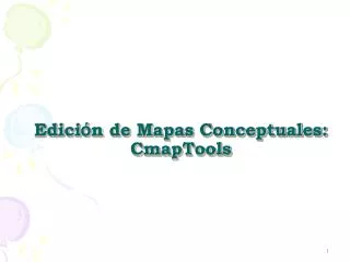 edici n de mapas conceptuales cmaptools