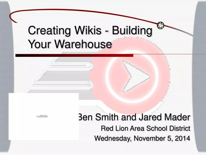 creating wikis building your warehouse
