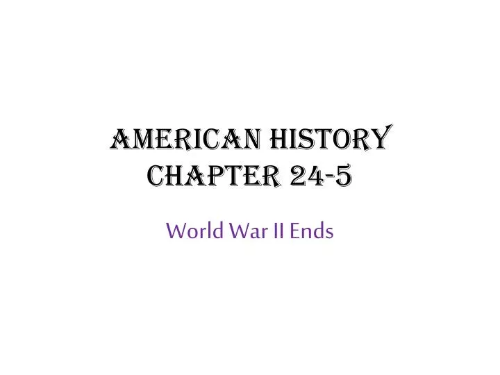 american history chapter 24 5