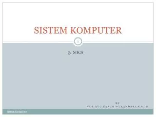 sistem komputer