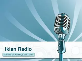 iklan radio