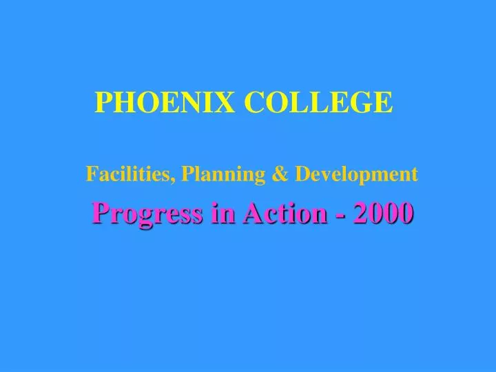 phoenix college