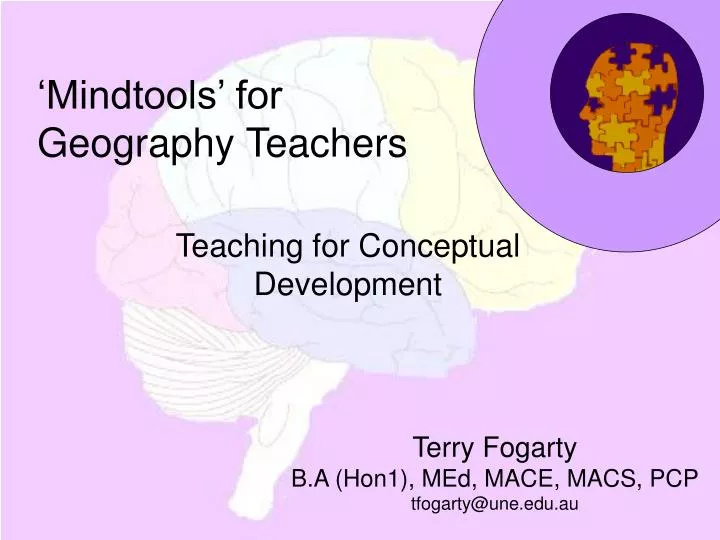 mindtools for geography teachers