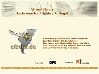 Virtual Library Latin America / Spain / Portugal