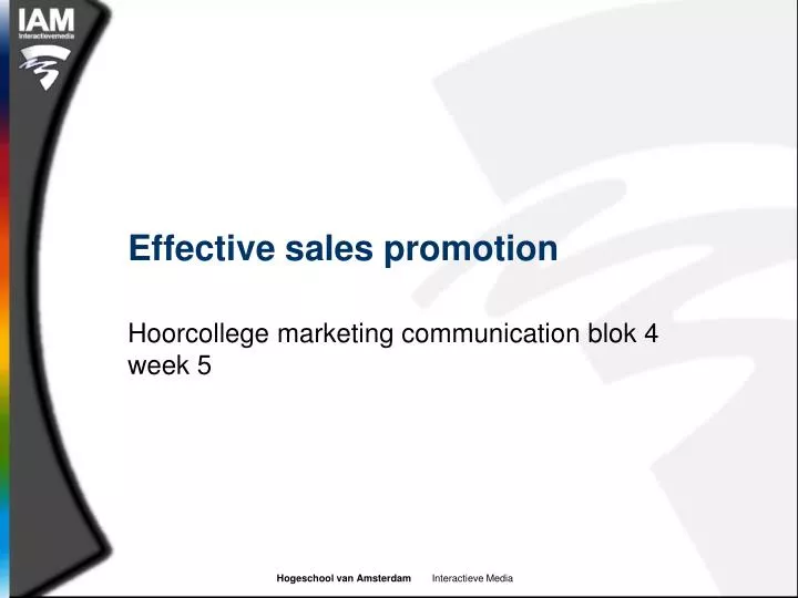 effective sales promotion