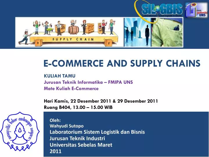 e commerce and supply chains