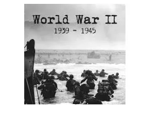 WORLD WAR 2 1939-1945