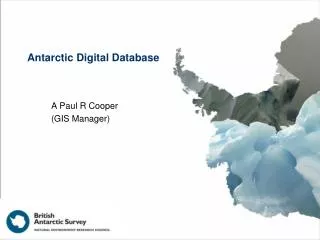 Antarctic Digital Database