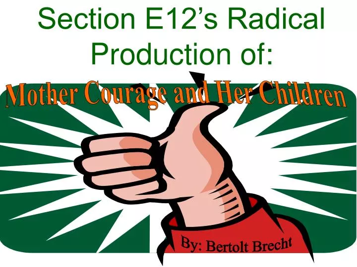 section e12 s radical production of