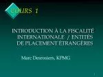 COURS 1 - slide 1